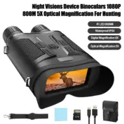 1080P 850nm Night Vision Goggles IR Infrared Technology Hunting Binocular 5XZOOM