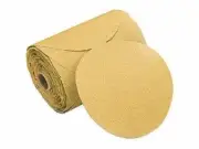 Mirka Abrasives Mirka 23 Series Gold 6" PSA Linkrol Disc, 120-Grit, C-Weight ...