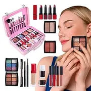 Walopola Teen Makeup Kit for Girls | Cosmetic Set Large Capacity Make Up Kit with Reusable Case - Waterproof Makeup Palettes with Eyeshadow Dress-Up Accessories for Teenager