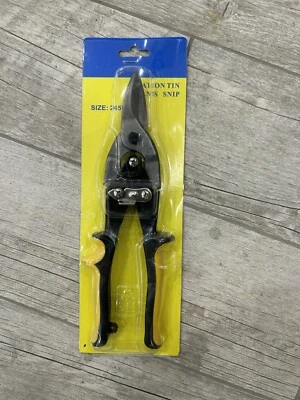 10 “ Straight Cut Aviation Tin Snips, Steel Compound Cutting Sheet Metal NEW