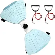 Generic Waist Twist Machine with Resistance Bands, Twist Board for Exercise, Adjustable Waist Twist Board, Portable Non-Slip Arms Legs Fitness Equipment, for Gym, Home