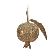 Vixen & Velvet Gilt Pomegranate Ornament 10cm