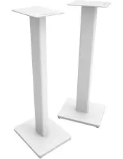 [Kanto] ST28W Universal Bookshelf Speaker Floor Stand 28 inch in White, Pair