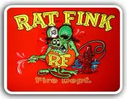 FIRE DEPT. DEPARTMENT RAT ROD FIREFIGHTER DECAL STICKER RAT FINK FIRE TOOL