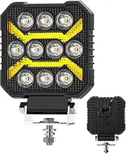 LED Tractor Lights, Waterproof 1700LM Fog Boat Lights, Waterproof Multipurpose Flood Lamp For Automotive Repair Accents