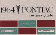 1964 64 PONTIAC TEMPEST/GTO OWNERS MANUAL