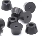 3/4" Height x 1 1/4" OD Rubber Feet for Amps & Speakers Various Pack Sizes