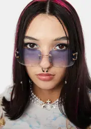 It's Complicated Rimless Sunglasses