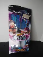 Nerf Rebelle Secrets & Spies Bow and Arrow Refill Pack 3 Arrows New