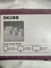 IKEA SKUBB Storage Boxes~ PINK~ Design Monika Mulder Set Of 6~ 202.508.04 ~ NEW