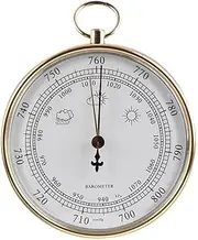 Weather Barometer Barometers Barometer Indoor 100mm Household Round Barometer Temperature Monitor Humidity Meter Mechanical for Home Wall Room Incubator Tank Cabinet Cans, for Indoor，Outdoor/422