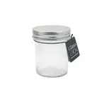 72PK Glass & Co Cleo Glass Jar Kitchen Food Container Assorted Silver/Gold 200ml
