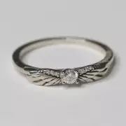 New Authentic Pandora Ring Angel Wings Multiple Sizes 198500C01 Free Hinged Box