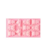 3Pcs Cartoon Bear Silicone Cake Mold Cookie Chocolate Candy Mould Baking Decoration Tool
