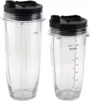Nutri Ninja 24 and 32 oz Cups with Spout Lids
