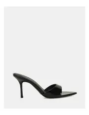 [Novo Shoes] Yolo Mules in Black Patent