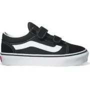 Vans Old Skool V Black True White Kids Shoes