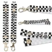 Mooneyes key ring strap white hot rod dragster chevrolet mopar ford