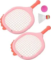's Badminton Racket Tennis Balls Tennis Racket for Boys for for Plastic Pink