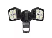 SANSI 36-Watt 3600 Lumens 180-Degree Black Motion Sensor Outdoor LED Flood Light