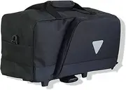 [Vincita] Nash Bike Trunk Bag - Universal Quick-Release Fit All Rear Racks with Expandable Panniers and Waterproof Rain Cover, Large Capacity - Bicycle Commuter Bag Suitable for All Bicycles (Black)