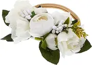 ERINGOGO Flower Headband Elastic Floral Hairband for Photography Props Birthday Parties Showers Stylish Comfortable Design Adorable Festival Accessories