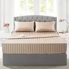 Queen Size Bed Set, Taupe Soft Cooling Deep Pocket Queen Sheets, Hypoallergenic,