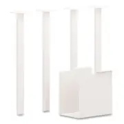 Hon Coze Table Legs, 5.75 x 28, Designer White, 4/Pack