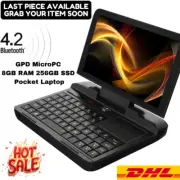 Cheap New GPD Micro PC 8GB RAM 256GB SSD Hard Disk Pocket Laptop Intel Computer