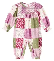 [The New Society] The New Society Baby Melba patchwork cotton onesie M 9 multicoloured