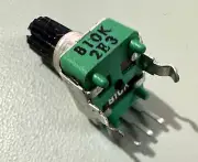 B10K 2E3 ALPHA 10k Ohms Potentiometer Single Connected Vertical 3-pin Black