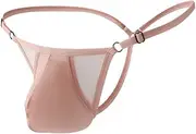 [TAPUU] Mens Ice Silk G-String Micro Thong Underwear