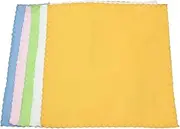 Fiber Cloths for Cleaning - Electric Bass Wiper Set of 5 | Scratch-Resistant Anti-Static Reusable Fiber Cloth for Violin Guitar Electric Bass Wind Instruments Cleaning