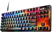 SteelSeries Apex Pro TKL 2023 (Compact) 0.1-4.0mm Adjustable Hyper-Magnetic Rapid Trigger OmniPoint 2.0 Switch Mechanical Gaming Keyboard (US Layout) - World’s Fastest Gaming Keyboard