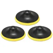 Premium 5'' 125mm Backing Pad Disc for Sander Angle Grinder M10 Mount Set of 3