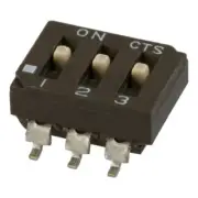 Pack of 3 219-3MST Switch Slide Dip SPST 100ma 20v :Tube