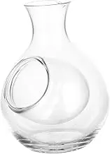 Mobestech Elegant Glass Wine Decanter Stylish Ice Wine Container for Enhanced Aroma and Flavor for Home Bar and Restaurant Use for