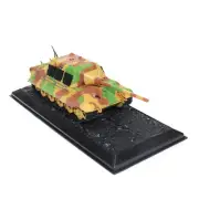 1:72 Scale WWII German Jagdtiger Hunting Tiger Tank 1945 Alloy Model Collection