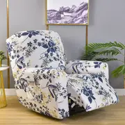 Printed Recliner Slipcover Stretch with Side Pocket Sofa Couch Cover Lazy Boy Chair CoverFurniture Protector-Style 5
