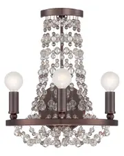 Crystorama 3-Light Channing Sconce