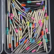 500 Pcs Dental Nylon Polishing Polisher Brushes Latch Micro Prophy Brush Color