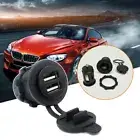Dual USB Car Cigarette Lighter Socket Charger Power Adapter Outlet Accessories