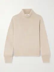[FRAME] FRAME - Cashmere Turtleneck Sweater - Beige - medium medium Neutrals