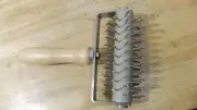 Pizza Dough Docker Roller Stainless Steel, Pizza Pin Puncher Dough Hole Maker wi