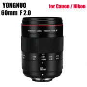 YONGNUO YN 60mm F2 NE Full-Frame Manual Focus Lens for Nikon / for Canon