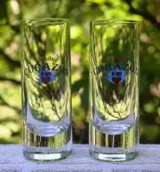 PAIR OF NEW CORAZON TEQUILA DE AGAVE SHOT GLASSES