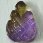 5.450 CT UNIQUE RARE SUPERB CARVING NATURAL UNHEATED AMETHYST FROM BOLIVIA !!