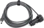 Satellite DC Car Power Cable - Cigarette Lighter Plug to DC Connector, Anti Interference Heavy Duty Rubber Cord, Stable Power Supply for Satellite Devices in Vehicles (#1)