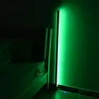 USB 5V Corner Floor Lamp Music Sync RGB Color Changing LED Mood Light AU