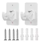 Screws Plastic Mounting Bracket Curtain Rod Holder Fixing Rod Holder Wall Hooks